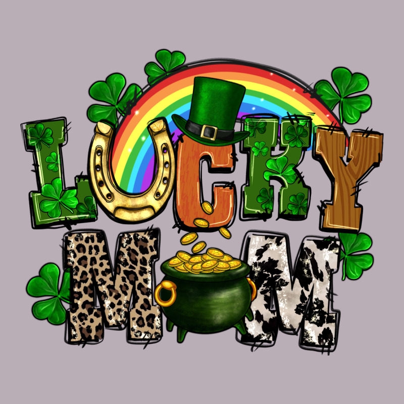 Lucky Mom St. Patricks Day Vintage Tee by FaDigitalArtStudio | Teevron