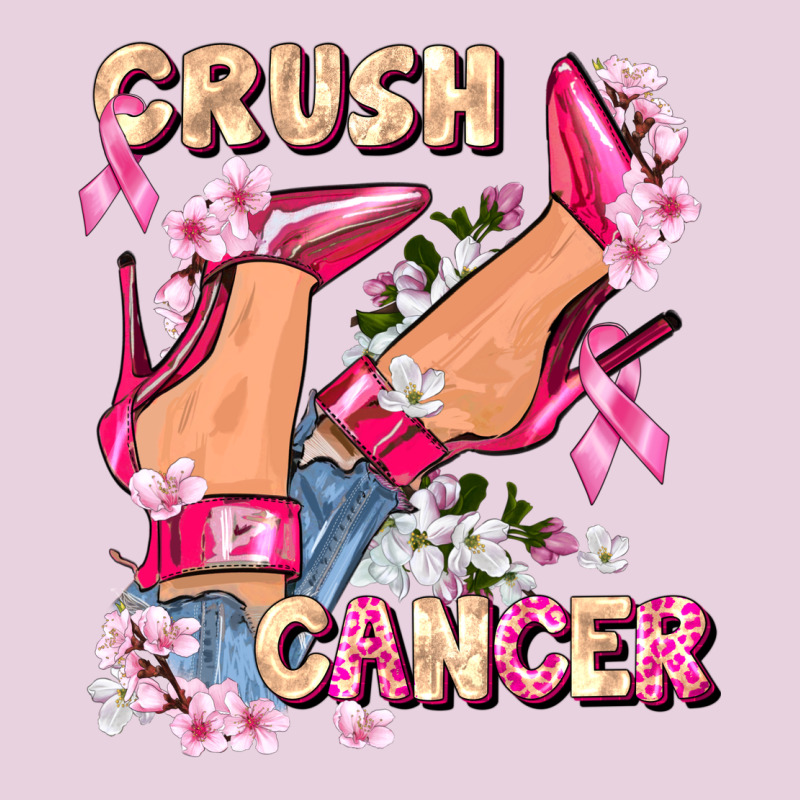 Crush Breast Cancer Ladies Tee by FaDigitalArtStudio | Teevron
