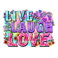 Live laugh love hippie Valentine's Day | Teevron