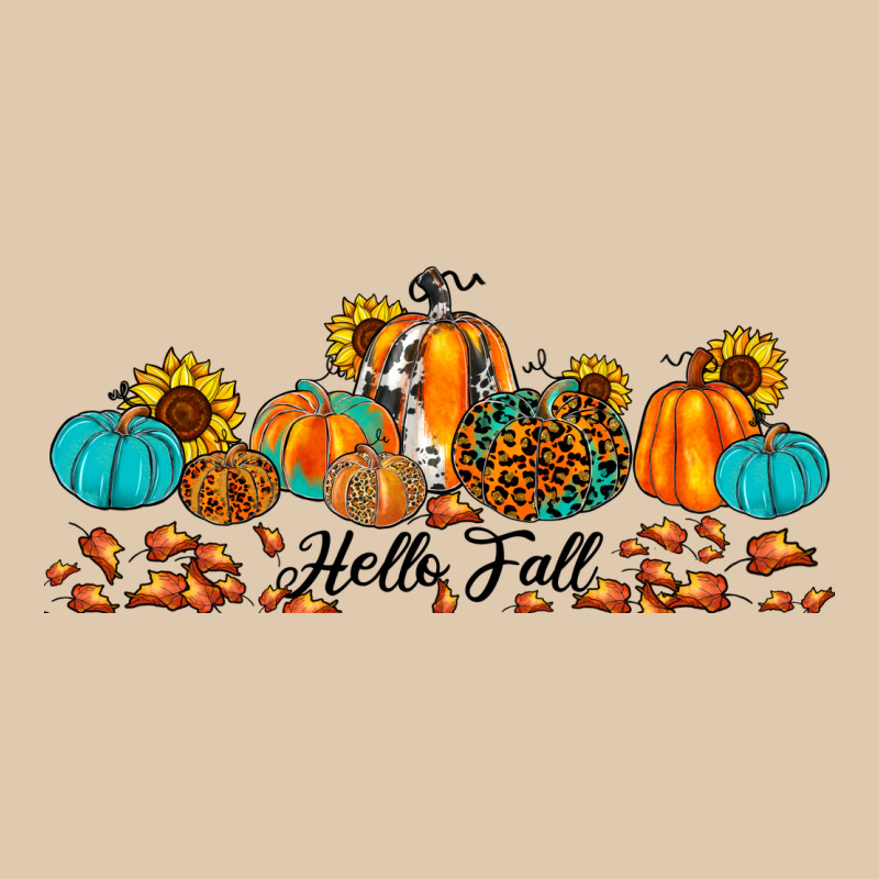 Hello Fall Pumpkin Sunflower Heavyweight Sweatshirt by JahusDesignShop | Teevron