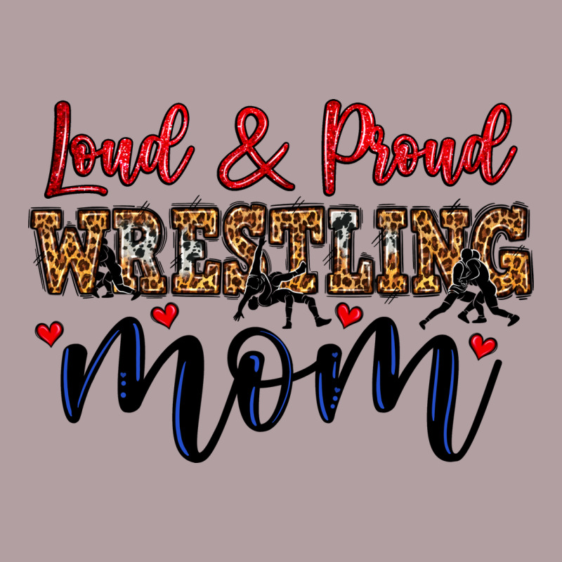 Loud And Proud Wrestling Mom Vintage Hoodie by LillyAllenDesigns | Teevron