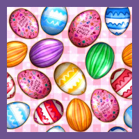Easter Eggs Seamless Pattern Vintage Tee | Teevron
