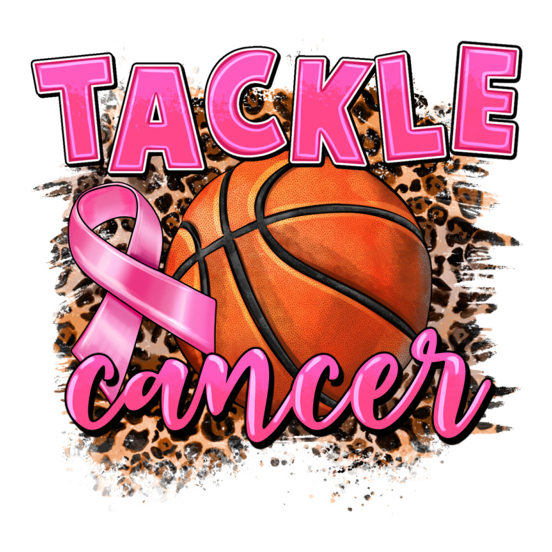 Tackle Cancer Basketball Ladies Tee by FaDigitalArtStudio | Teevron