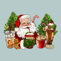Santa Coffee Cups Christmas Heavy Core Tee | Teevron