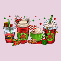 Christmas Coffee Cups Ladies Tee | Teevron