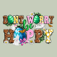 Easter Day Don't Worry Be Hoppy Ladies Tee | Teevron