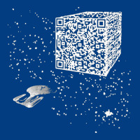 Qr Code Cube We Are The Borg Premium Sweatshirt | Teevron