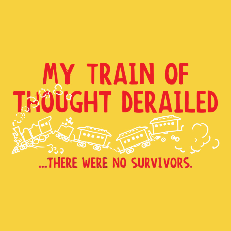 My Train Of Thought Derailed Premium Sweatshirt by linhVisuals | Teevron