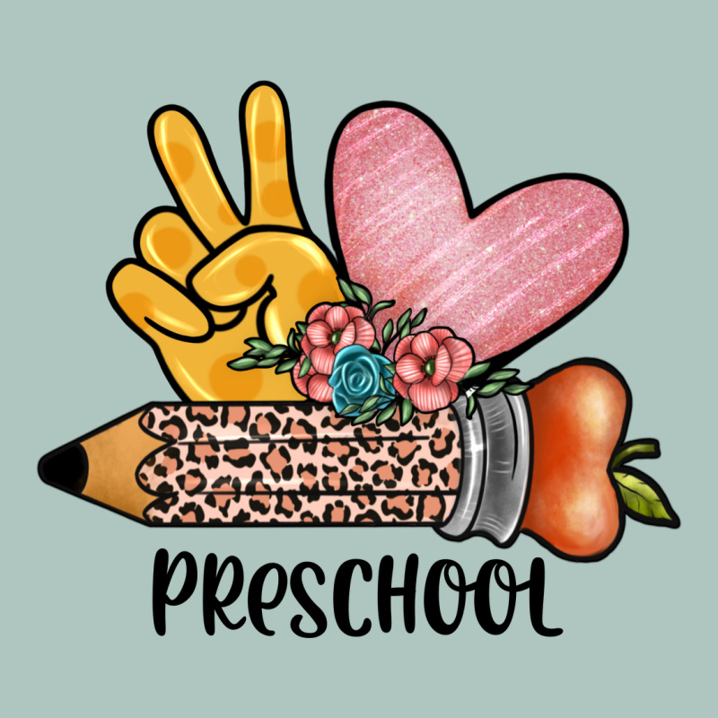 Peace Love Preschool Premium Sweatshirt by JahusDesignShop | Teevron
