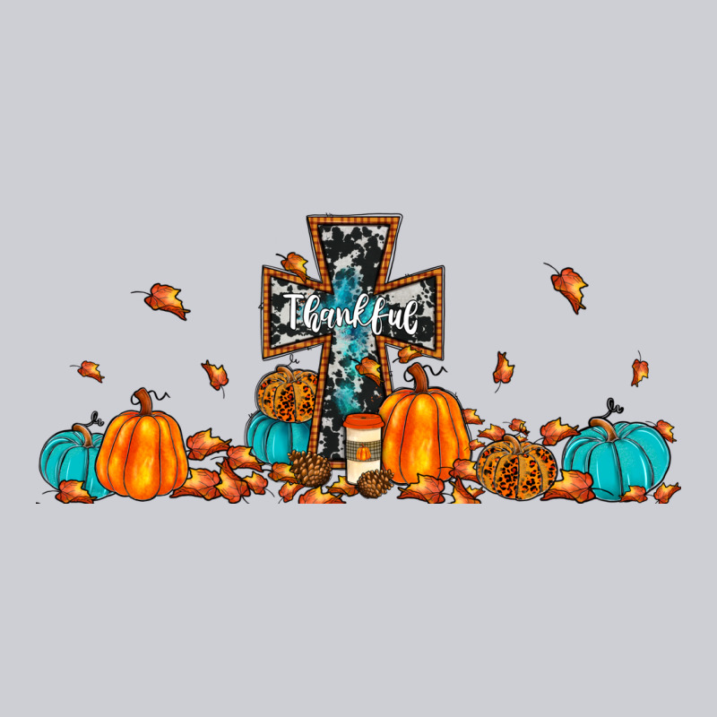 Thankful Cross Pumpkin Heavyweight Sweatshirt by JahusDesignShop | Teevron