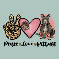 Peace Love Pitbull Premium Sweatshirt | Teevron