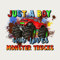 Just A Boy Who Loves Monster Trucks Zipper Hoodie | Teevron
