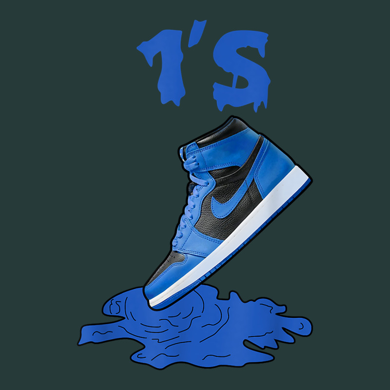 1 Retro High Og Dark Marina Blue Tee Shoes Dripping Got Em T Shirt Premium Sweatshirt by linhVisuals | Teevron