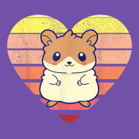 Cute Hamster Design Retro Heart Shape Vintage T Shirt Premium Sweatshirt | Teevron
