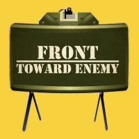 Front Toward Enemy Distressed Claymore Mine Military Premium Sweatshirt | Teevron