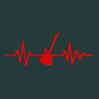 Heartbeat Electric Guitar Premium Sweatshirt | Teevron