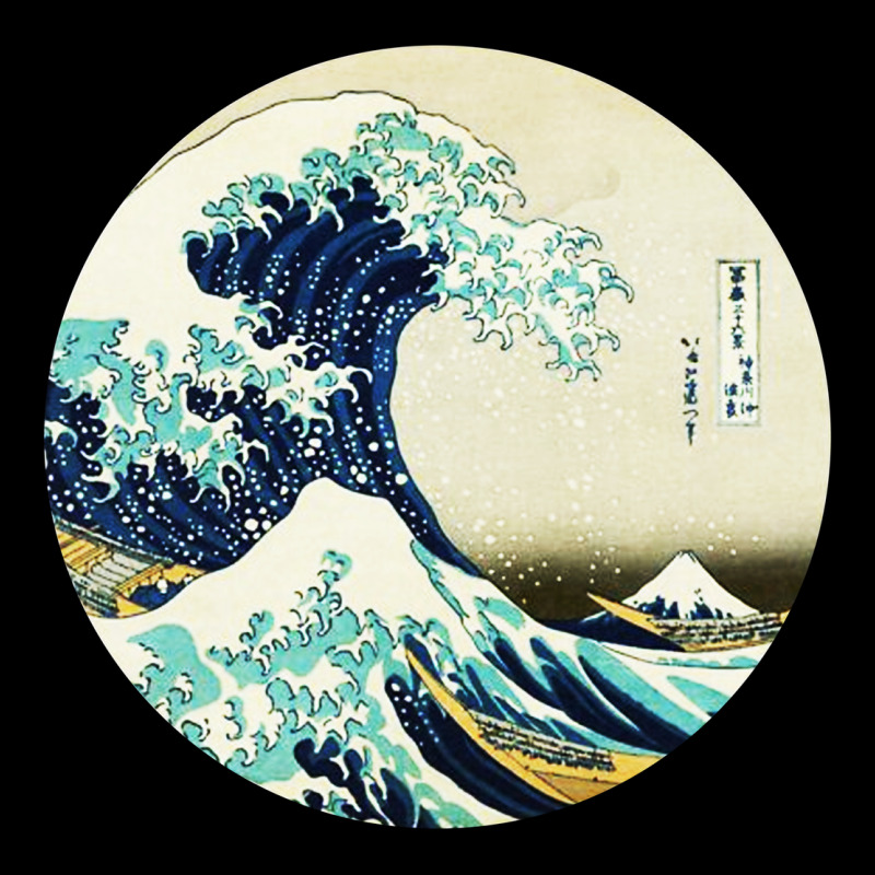 Great Wave Premium Sweatshirt by linhVisuals | Teevron
