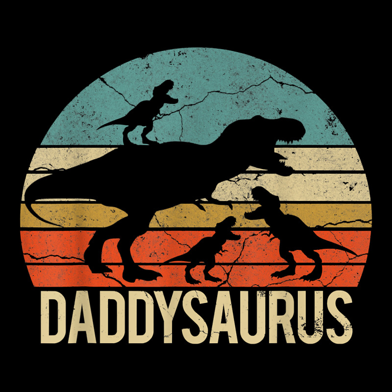 Daddy Dinosaur Daddysaurus 3 Three Kids Xmas Christmas Gift T Shirt Premium Sweatshirt by linhVisuals | Teevron