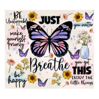 Just Breathe Zipper Hoodie | Teevron