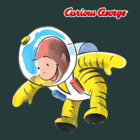Curious George Happy Astronaut Portrait T Shirt Premium Sweatshirt | Teevron