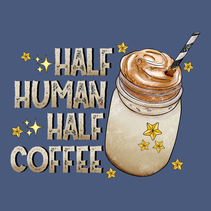 Half Human Half Coffee Vintage Hoodie by CowhideDigitalArt | Teevron