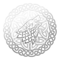 ireland celtic knotwork design ornament wolf original celtic pullover | Teevron