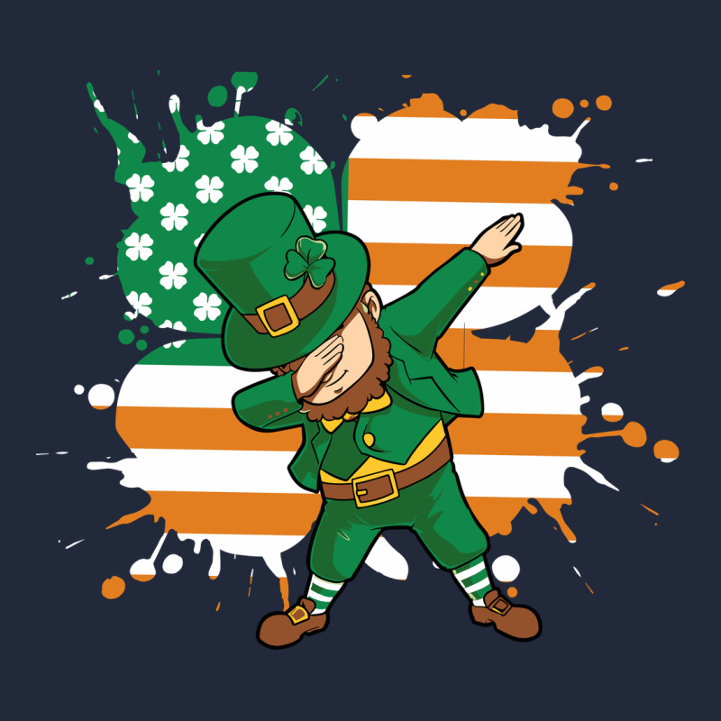 Dabbing Leprechaun Irish American Flag Premium Sweatshirt by linhVisuals | Teevron