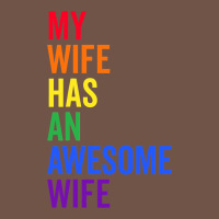 My Wife Has An Awesome Wife Funny Lesbian Wedding Gift T Shirt Premium Sweatshirt | Teevron