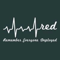 Red Friday Military Remember Everyone Deployed Heartbeat T Shirt Premium Sweatshirt | Teevron