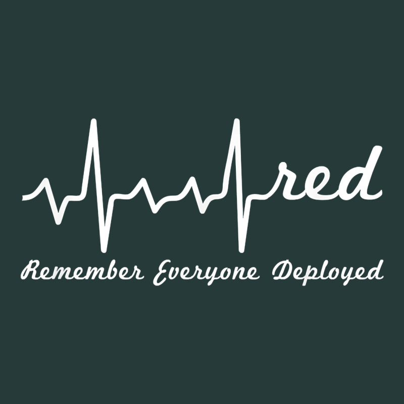 Red Friday Military Remember Everyone Deployed Heartbeat T Shirt Premium Sweatshirt by linhVisuals | Teevron