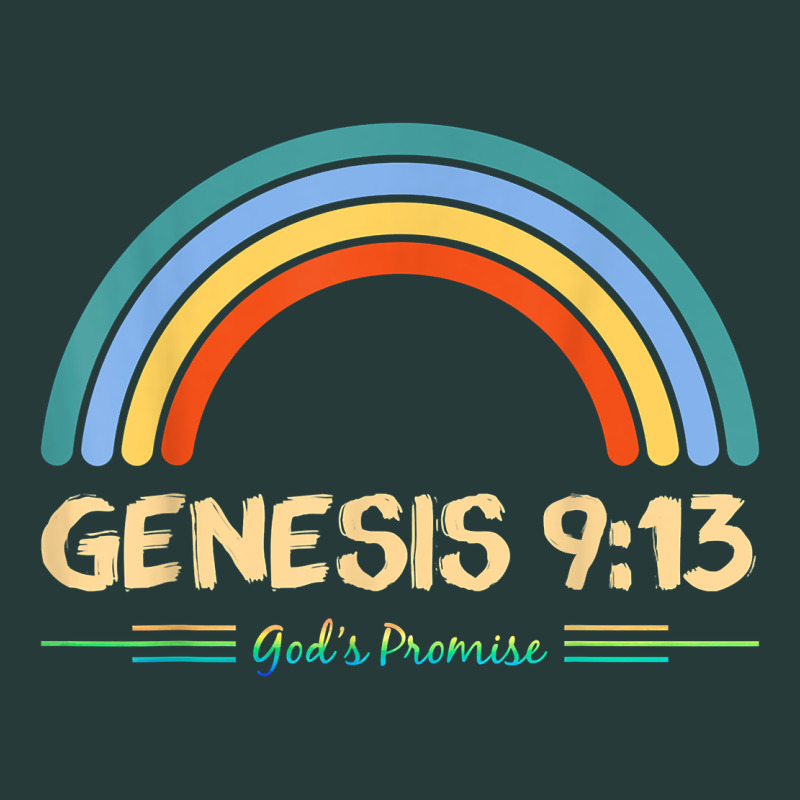 Genesis 913 God's Promise Faithfully Rainbow Bible Verse T Shirt Premium Sweatshirt by linhVisuals | Teevron