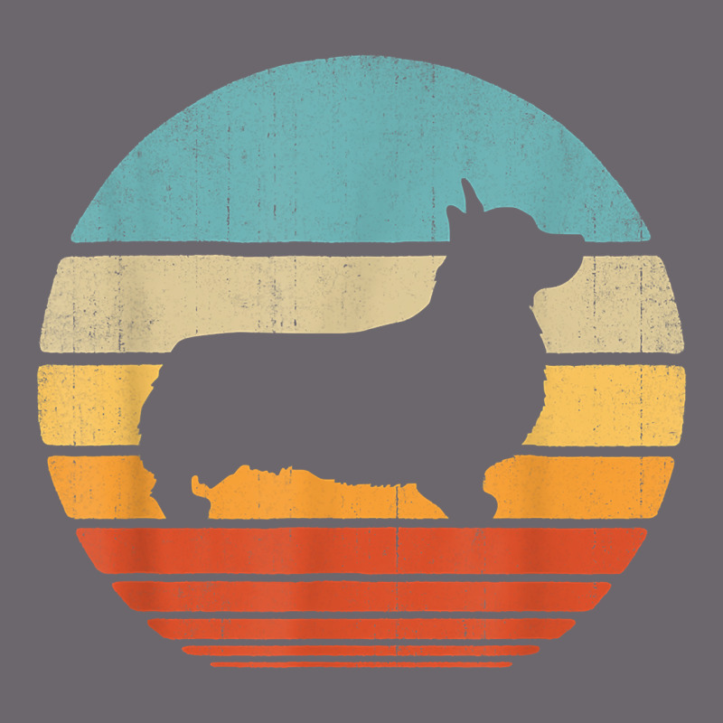 Corgi Retro Vintage 60s 70s Sunset Dog Lovers Men Women T Shirt Premium Sweatshirt by linhVisuals | Teevron