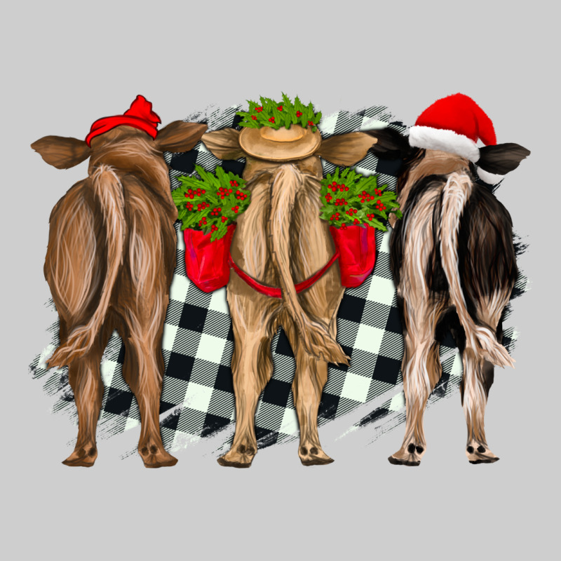 Christmas Heifers Back View Premium Tee by RanaPortraitStore | Teevron