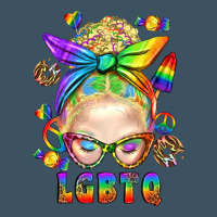 Lgbtq+ Messy Bun With Snacks Urban Heavy Tee | Teevron