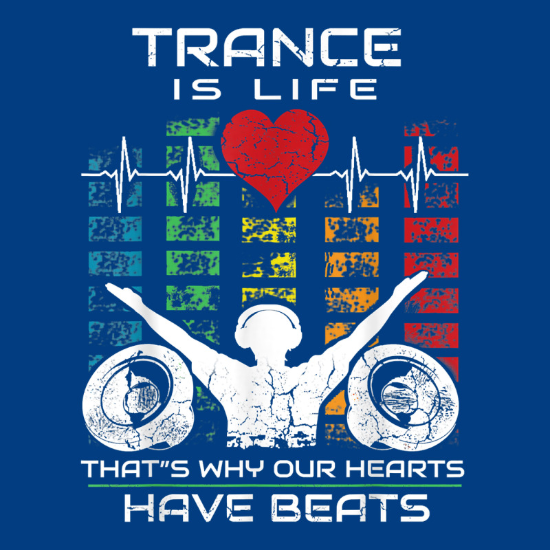 Trance Music Retro Vintage Dj Gift T Shirt Premium Sweatshirt by linhVisuals | Teevron