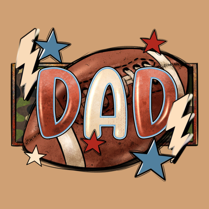 Football Dad Vintage Tee by FaDigitalArtStudio | Teevron
