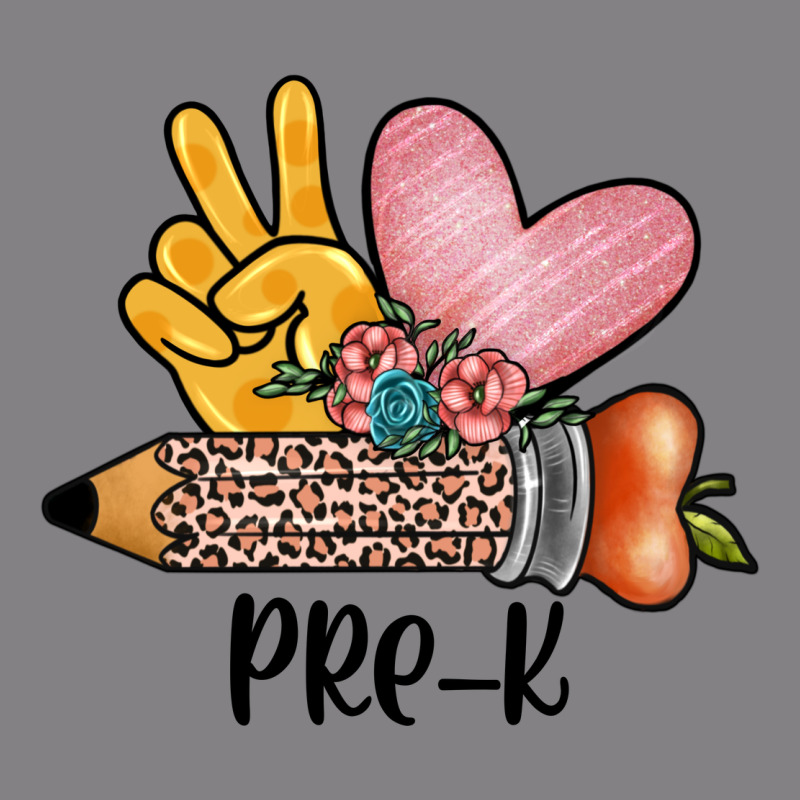 Peace Love Pre K Heavyweight Hoodie by JahusDesignShop | Teevron