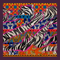 African Ankara Zebra Seamless Pattern Long Sleeve Tee | Teevron