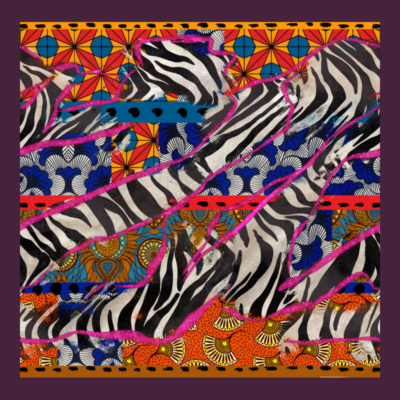 African Ankara Zebra Seamless Pattern Long Sleeve Tee by BundleAndBundleShop | Teevron