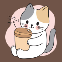 Cat Drinking Coffee Kitten Kawaii Japanese Kitty Premium Sweatshirt | Teevron