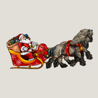 Santa Riding His Sleigh With Gifts Heavy Core Tee | Teevron