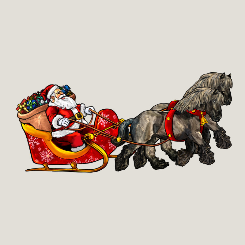 Santa Riding His Sleigh With Gifts Heavy Core Tee by CowGirlArtShop | Teevron