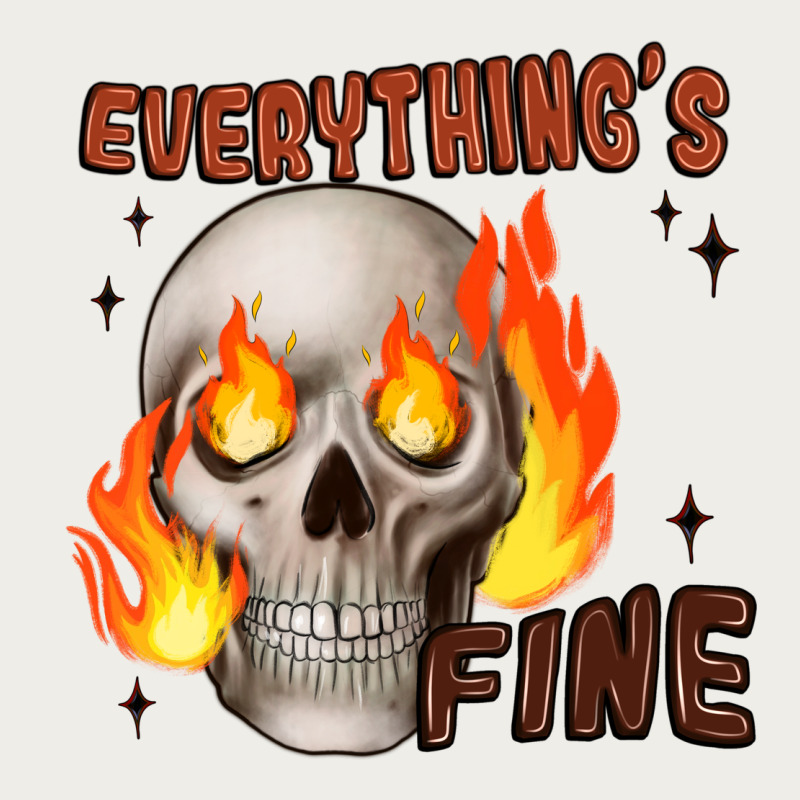 Everythings Fine Zipper Hoodie by JahusDesignShop | Teevron