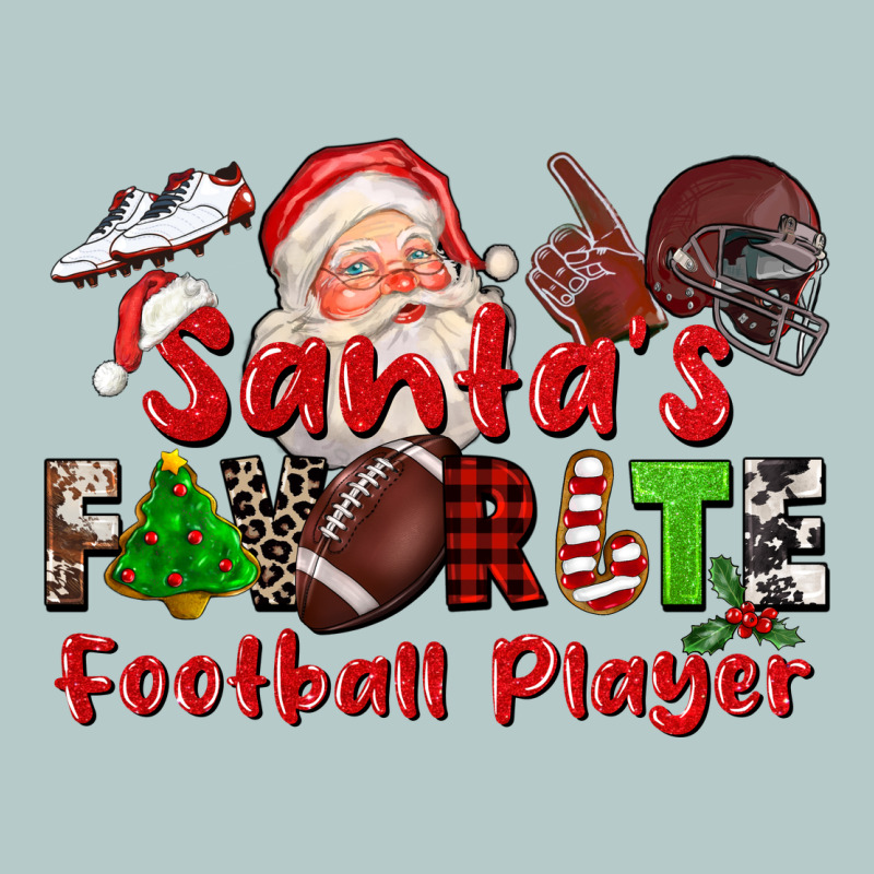 Santas Favorite  Football Player Heavy Core Tee by CowGirlArtShop | Teevron