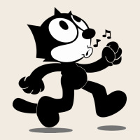 Felix The Black Cat Music Premium Sweatshirt | Teevron