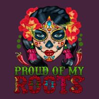 Sugar Skull Woman Proud Of My Roots Long Sleeve Tee | Teevron