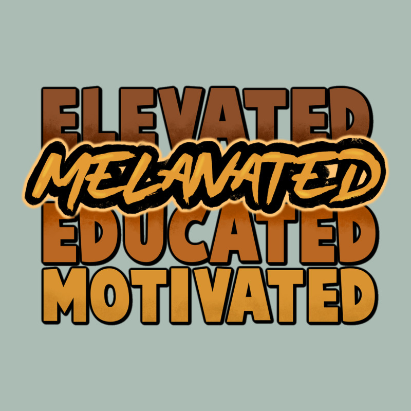 Elevated Melanated Educated Motivated Classic Tee by HowdyJamesFarm | Teevron