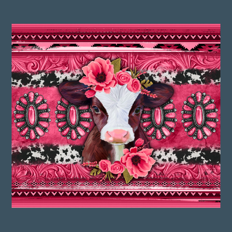 Pink Gemstone Baby Calf Western Valentines Day Urban Heavy Tee by Jasminsmagicworld | Teevron
