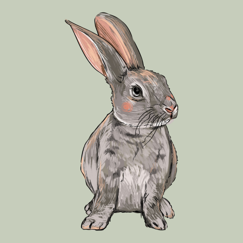 Easter Bunny Ladies Tee by OliviaCreatesArt | Teevron