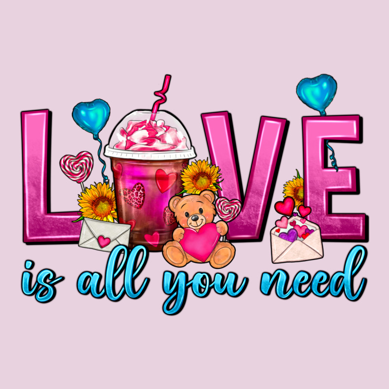 Love Is All You Need Valentines Day Frappe Coffee Ladies Tee by FaDigitalArtStudio | Teevron